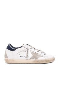 Golden Goose Leather Superstar Low Sneakers In White