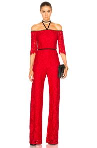 Alexis Joaquin Jumpsuit In Red