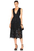 Nicholas Wallpaper Ball Dress In Black
