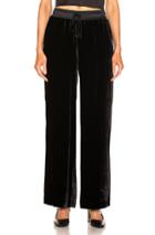 Frame Velvet Track Pant In Black