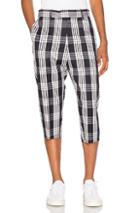 Oamc Tailored Plaid Pants In Blue,checkered & Plaid