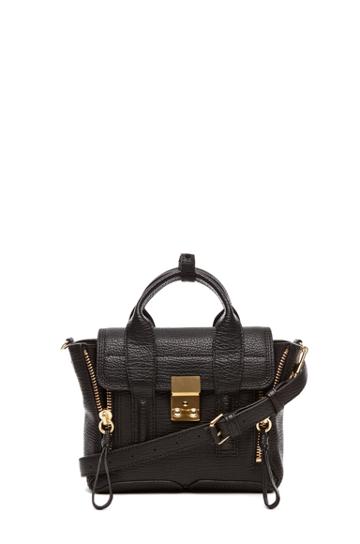 3.1 Phillip Lim Pashli Mini Satchel In Black