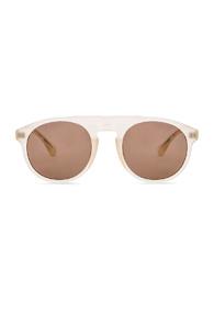 Dries Van Noten Flap Top Sunglasses In Neutrals