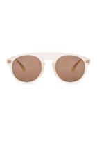 Dries Van Noten Flap Top Sunglasses In Neutrals