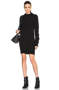 Acne Studios Visa Mohair Sweater Dress In Black