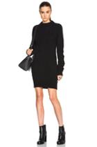 Acne Studios Visa Mohair Sweater Dress In Black