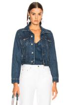 Re/done Originals Classic Trucker Jacket In Blue