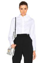 Victoria Victoria Beckham Single Bow Top In White