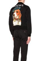 Loewe Dog Bomber Jacket In Black