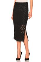 Altuzarra Miller Knit Skirt In Black
