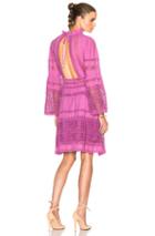 Sea Baja Lace Long Sleeve Dress In Purple
