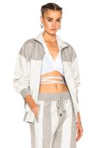 Adidas By Alexander Wang Inout Zip Up Jacket In Gray