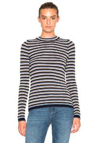 M.i.h Jeans Moonstone Sweater In Blue,stripes