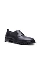 Lanvin Shiny Derbies With Elastic Details In Black