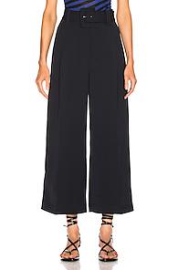 Proenza Schouler Belted Pant In Black