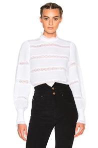 Isabel Marant Etoile Ria Vintage Top In White
