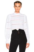 Isabel Marant Etoile Ria Vintage Top In White