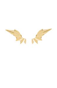 Maria Black 14 Karat Wing Earrings In Metallics