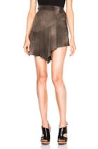 Roberto Cavalli Asymmetric Skirt In Brown