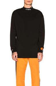 Heron Preston Style Turtleneck In Black
