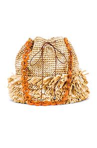 Carolina Santo Domingo Corallina Large Bucket In Neutral