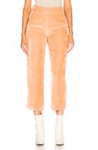 Sies Marjan Tatum Straight Leg Pant In Orange