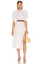 Jonathan Simkhai Cashmere Front Slit Dress In Neutral