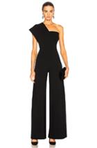 Stella Mccartney One Shoulder Jumpsuit In Black