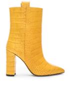 Paris Texas Ankle Boot In Animal Print,yellow
