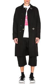 Raf Simons Fireman Coat In Black