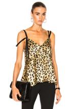 Cinq A Sept Leopard Sacha Tank In Animal Print,metallics
