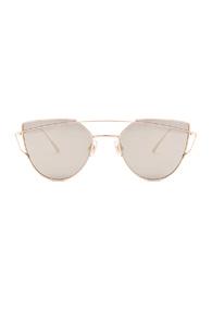 Gentle Monster Love Punch Sunglasses In Metallics