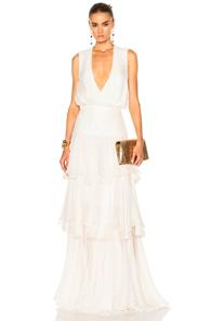 Houghton Evie Gown In White
