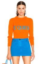 Alberta Ferretti Te Quiera Sweater In Orange