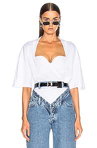 Y/project Push Up T Shirt In White