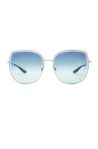Barton Perreira Espiritu Sunglasses In Blue,metallics