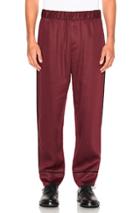 3.1 Phillip Lim Cropped Pajama Trousers In Red