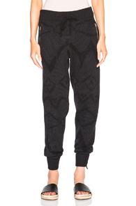 Baja East Cashmere Ikat Pants In Gray