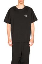 Y-3 Yohji Yamamoto Signature Tee In Black