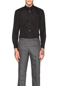 Comme Des Garcons Shirt 'forever' Poplin Button Down In Black