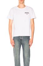 A.p.c. Flag Tee In Gray