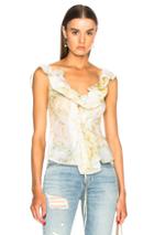 Brock Collection Tyler Top In Floral,yellow,white