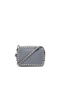 Valentino Rockstud Crossbody In Gray