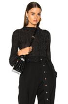 Proenza Schouler Lurex Turtleneck Sweater In Black,metallics