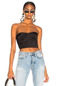 Alexis Inez Bustier Top In Black