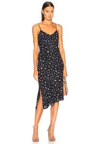 Ag Adriano Goldschmied Scarlet Dress In Blue,floral