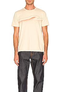 Nudie Jeans Roy Colors Tee In Yellow
