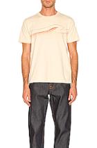 Nudie Jeans Roy Colors Tee In Yellow
