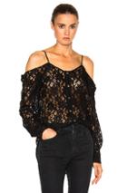Frankie Off Shoulder Blouse In Black