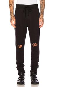 Amiri Thrasher Sweats In Black